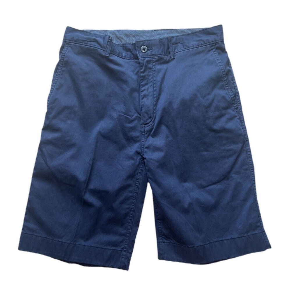 Cremieux Mens Sz 30 Dark Navy Shorts Chinos Business Causal EUC